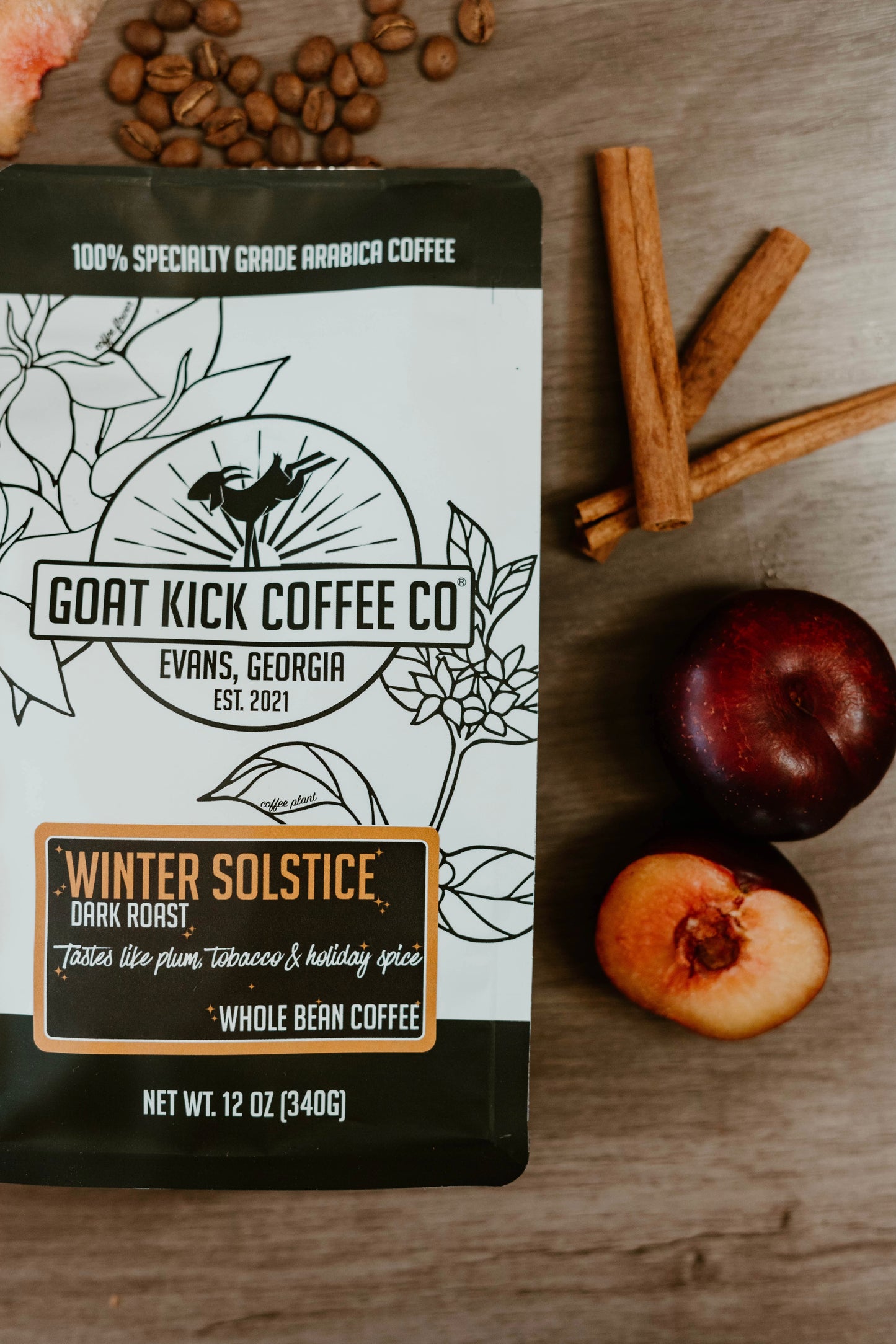 Winter Solstice Blend Dark Roast Coffee Beans