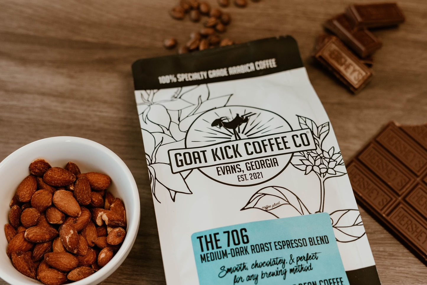 The 706 Espresso Blend Medium Roast Coffee Beans