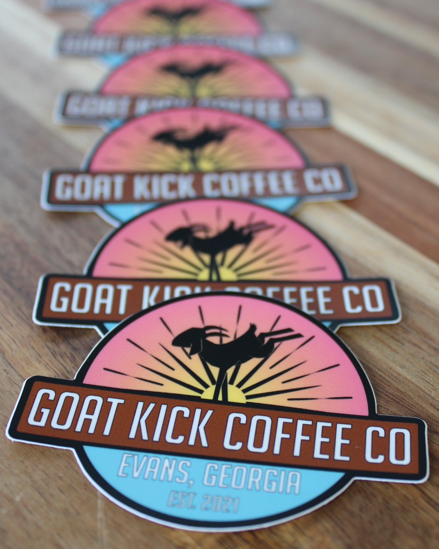 Colorful Vinyl Logo Sticker