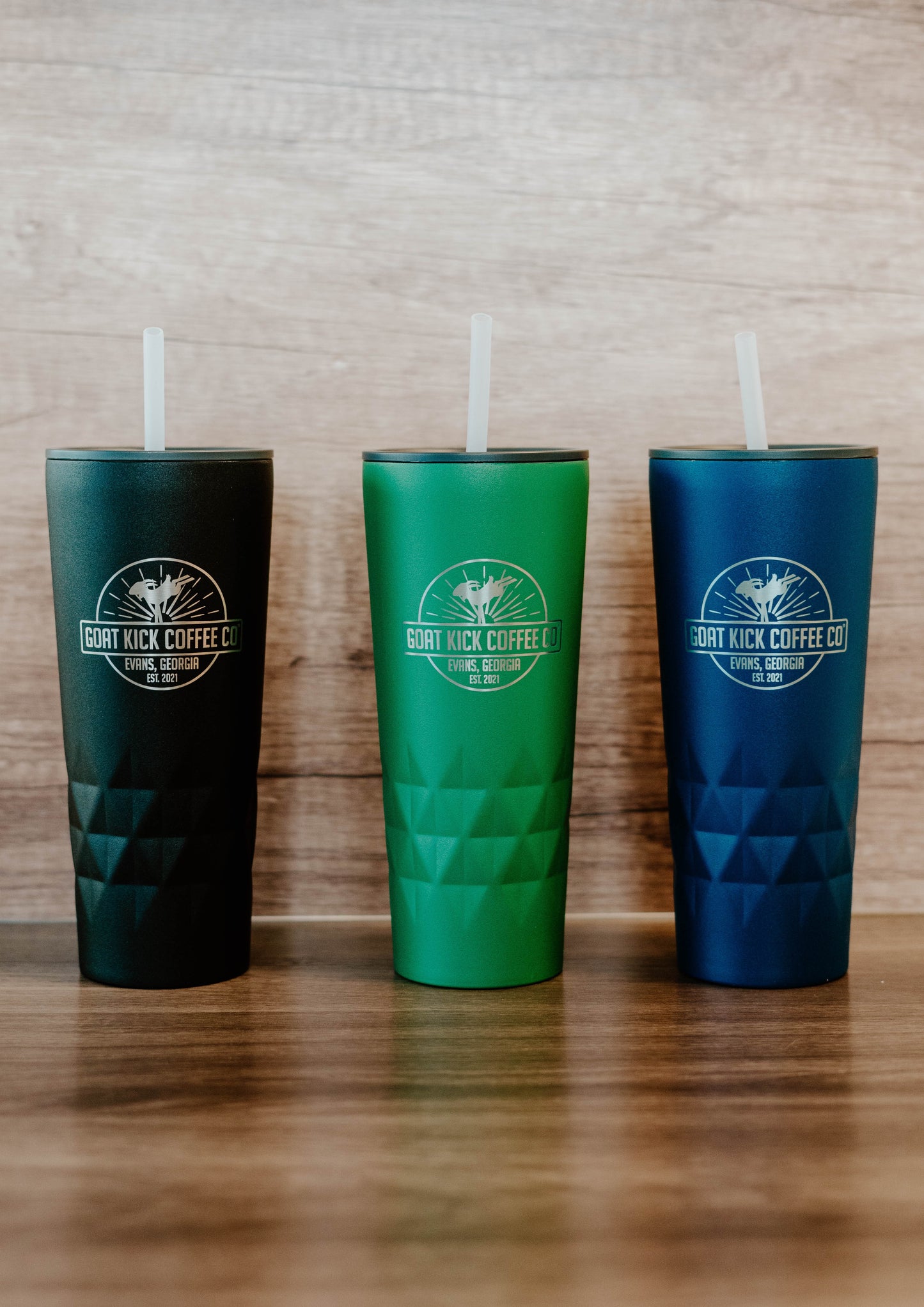 Stainless Steel Straw Tumblers
