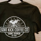 Goat Kick Coffee Co T-Shirt in Black