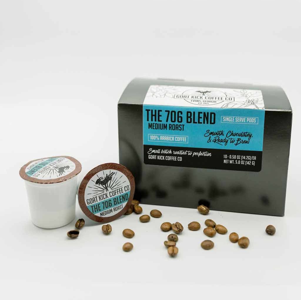 The 706 Blend Medium Roast Single Serve Pods